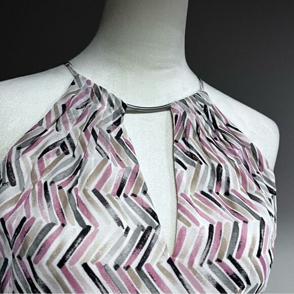 WHBM sleeveless halter maxi dress - Picture 3 of 16